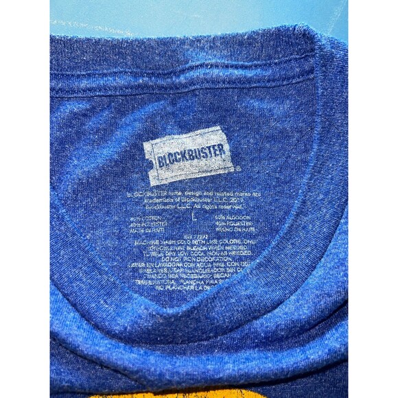 Mens Vintage Blockbuster Movie Store T Shirt Sz Large L - Picture 3 of 4